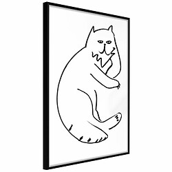 Paris Prix Fluffy Rest - Affiche 20 x 30 cm