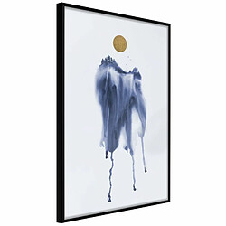 Paris Prix Affiche Murale Encadrée Waterfall of Colour - 20 x 30 cm Affiche encadrée - Papier haute qualité 170 g/m2 - Cadre plastique, MDF, verre acrylique - Fixation murale - Multicolore