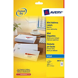 Avis Avery J8654-25 Mini Étiquettes