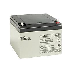 Yuasa Y24-12FR - Batterie Plomb Étanche - 12V 24Ah