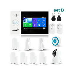 Système d'alarme domestique Tuya SET B - 4.3" TFT