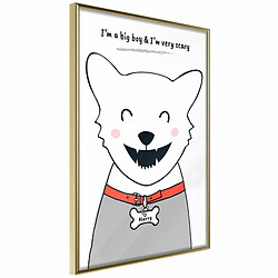 Paris Prix Pure Happiness - Or Affiche murale encadrée - Papier haute qualité - Protection incluse - Fixation facile