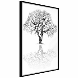 Paris prix Roots or crown? - 45 cm Affiche encadrée murale - Impression HD - Papier 170 g/m² - Cadre plastique, MDF et verre acrylique - Multicolore