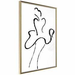 Paris Prix Affiche Marilyn Outline - 40 x 60 cm - Multicolore Affiche encadrée - Papier haute qualité 170 g/m2 - Cadre MDF et verre acrylique - Impression HD UV