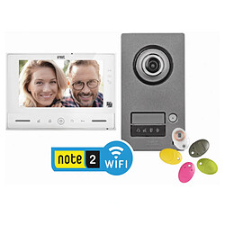 Kit interphone vidéo note 2 wifi blanc - 172395 - URMET CAPTIV