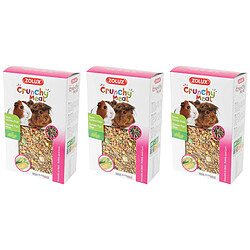 ZOLUX Crunchy Meal Cochon d'Inde - Lot de 3