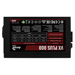 Avis Aerocool VX PLUS 800 800W