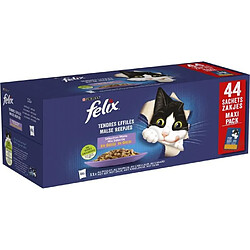 FELIX Tendres Effilés Viandes-Poissons 44 x 85 g