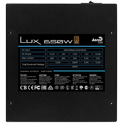 Acheter Aerocool LUX 650W 800W