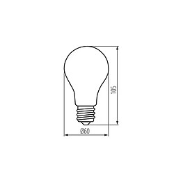 Avis Kanlux Ampoule LED E27 A60 10W - Blanc Naturel