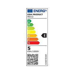 EDM Lampe LED E 5W G9 - Lumière froide