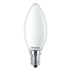 Philips Lampe LED Bougie 4.3W E14 - Lumière Froide Ampoule Bougie LED E14 4.3W - Flux lumineux 470lm - Lumière Froide 6500K