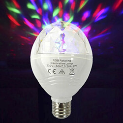 Edm ampoule LED E27 boule à facettes