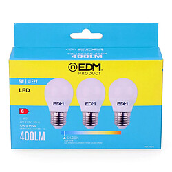 Acheter Edm Lot de 3 ampoules LED E27 5 W - Blanc froid 6400 K