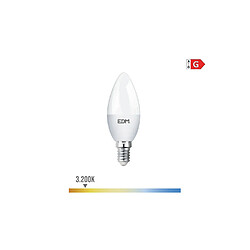 Edm Ampoule LED flamme E14 5W - Blanc chaud