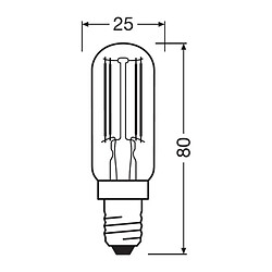 Avis Osram Ampoule LED tube T26 E14 filament clair