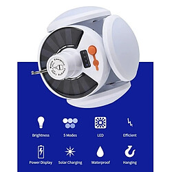 Avis Visiodirect ampoules solaires LED pliables, lot de 4