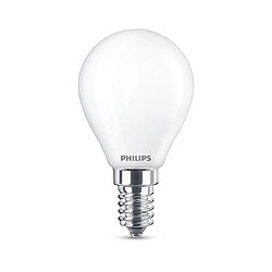 Philips Ampoule LED Sphérique E14 4,3W - Blanc Chaud