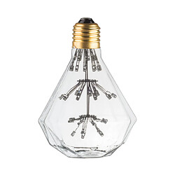 Magneticland Ampoule Lampe E27 LED Déco DIAMANT ROUGE