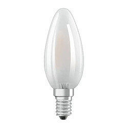 Avis Osram ampoule LED flamme E14 verre dépoli