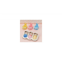 Acheter Sylvanian families set figurines triplés lapin chocolat