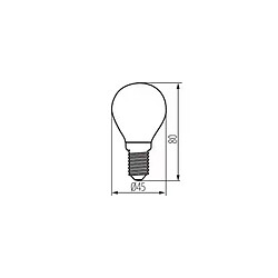 Avis Kanlux ampoule LED E14 G45 6W - 4000K