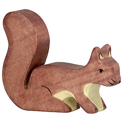 Holztiger figurine écureuil en bois