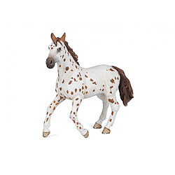 Papo figurine jument appaloosa brune