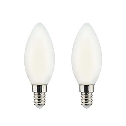 Xxcell ampoule LED filament flamme E14 - lot de 2