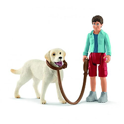 Schleich Figurine Promenade Labrador Retriever