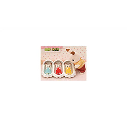 Sylvanian families set figurines triplés lapin chocolat pas cher
