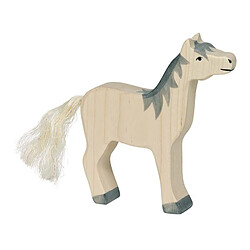 Holztiger Figurine cheval en bois