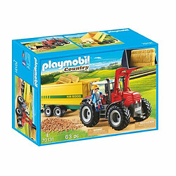 Playmobil® Playmobil 70131 - Grand Tracteur avec Remorque