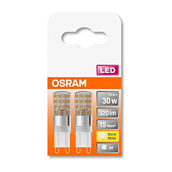 Osram Ampoule LED capsule G9 clair, blanc chaud