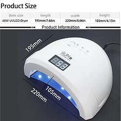 Universal 48W LED UV Lampe Sèche-Ongles
