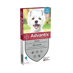 Advantix 6 Pipettes Antiparasitaires - Petit Chien