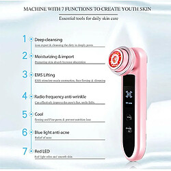 Chrono Appareil de soin du visage multifonction - Rose pas cher