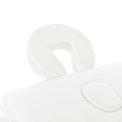 Avis VidaXL Table de Massage Blanc