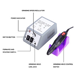 Perceuse Manucure électrique 35000 RPM - Noir