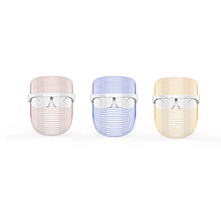 Masque visage LED Chrono - Blanc
