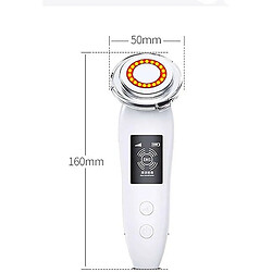 Chrono Appareil de beauté visage à ultrasons - Blanc pas cher
