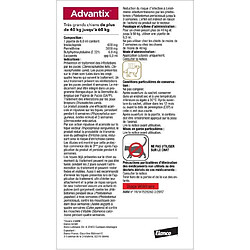 Advantix 4 Pipettes Antiparasitaires - Très Grand Chien