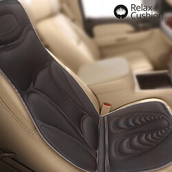 Totalcadeau siège de massage chauffant voiture - Noir