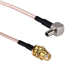 Avis Wewoo Câble d'antenne TS9 mâle vers SMA femelle - 15 cm