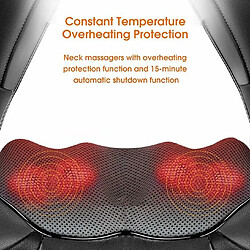 Masseur cou et épaules électrique - Noir pas cher