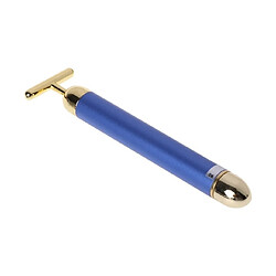 Wewoo Masseur facial à rouleau 24K - Bleu