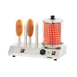 Casselin - Appareil à Hot Dog Professionnel 4 Plots