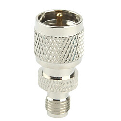 Wewoo Adaptateur Coaxial SMA à Mini UHF - Argent
