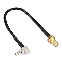 Wewoo CRC9 Coude 90° à SMA Femelle RG174 - 15 cm