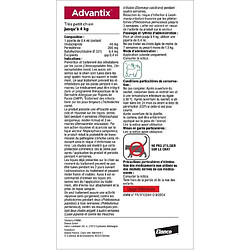 Advantix 6 Pipettes Antiparasitaires - Très Petit Chien